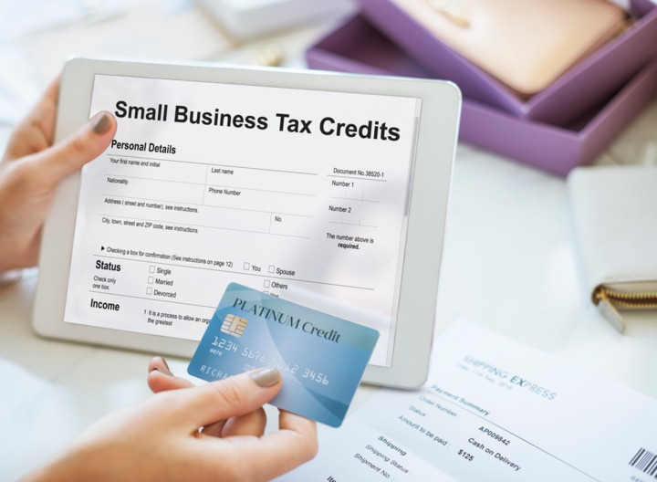Small business credit card rewards taxable Tax Credits Claim Return Deduction Refund Concept