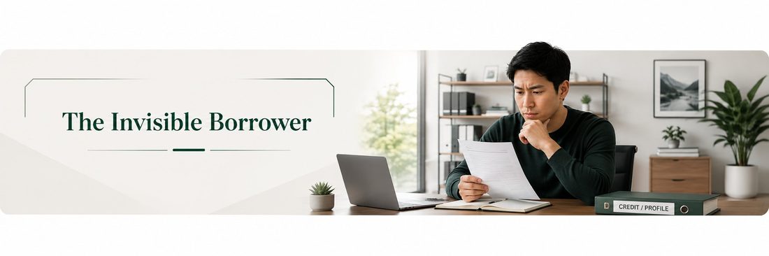 The Invisible Borrower — small business owner with too little credit history for lenders to evaluate