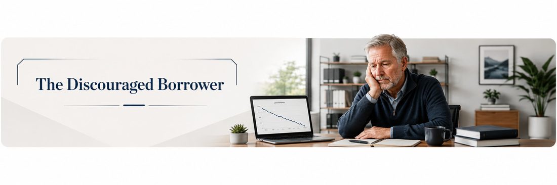 The Discouraged Borrower — small business owner who never applied for financing due to assumed rejection